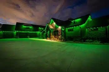 Elk Plain outdoor christmas lights professionally installed in WA near 98387