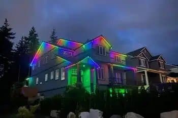 Let our team install Fife permanent christmas lights in WA near 98424