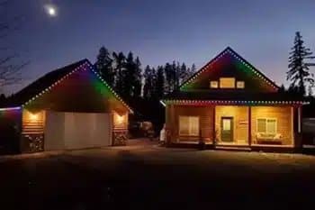 Customized North Bend permanent christmas lights in WA near 98045