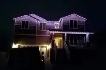 Eatonville permanent holiday lights for your home in WA near 98328
